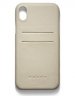 Кожаный чехол Volvo для телефона iPhone XR Сase, marble white