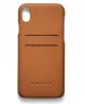 Кожаный чехол Volvo для телефона iPhone XR Сase, brown