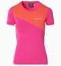 Женская футболка Porsche Women’s T-shirt, Sports Collection, Coral/Pink