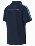 Мужская рубашка-поло Porsche Polo-Shirt, Men, Martini Racing, dark blue, артикул WAP5530XS0M0MR