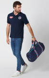 Мужская рубашка-поло Porsche Polo-Shirt, Men, Martini Racing, dark blue, артикул WAP5530XS0M0MR