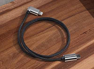 Оригинальный кабель Porsche USB Type C - Apple Lightning