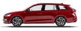 Модель автомобиля Skoda Octavia Combi A8 RS, Scale 1:43, Velvet Red, артикул 5E7099300AF3P