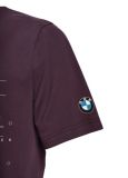 Футболка унисекс BMW Motorrad T-shirt, DC Roadster, Unisex, Aubergine, артикул 76617923111