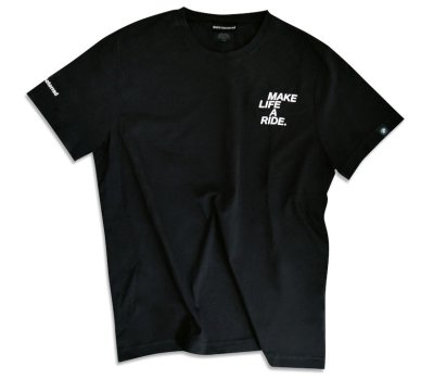 Мужская футболка BMW Motorrad T-shirt Men, Make Life A Ride, Black