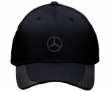 Бейсболка Mercedes Unisex Baseball Сap, Carbon Black, артикул FKBCMBB