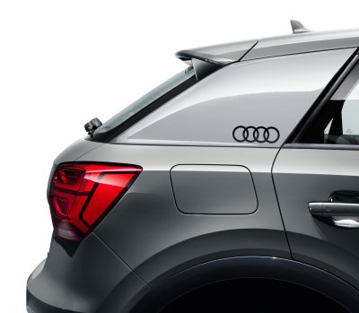 Декоративная пленка-наклейка на кузов - кольца Audi Rings Decals, brilliant black NM