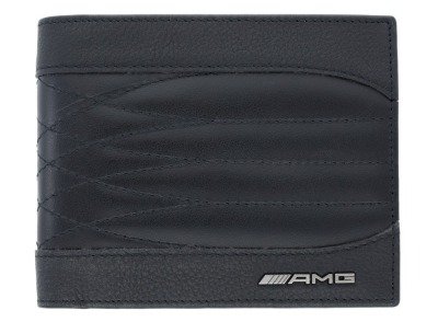 Кожаный кошелек Mercedes-AMG Wallet, Black