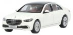 Модель автомобиля Mercedes-Benz S-Class (V223), Designo Diamond White Bright, Scale 1:43