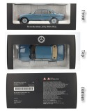 Модель автомобиля Mercedes-Benz 200 W123 (1980-1985), 1:18 Scale, China Blue, артикул B66040675