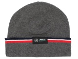 Вязаная шапка унисекс Mercedes-Benz F1 Team Beanie, Season 2021, Grey, артикул B67996397