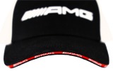 Бейсболка Mercedes-AMG Cap, MY2021, Black/White/Red, артикул B66959210