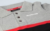 Детская рубашка-поло Mercedes-AMG Children's Polo Shirt, black/grey/red, артикул B66959396