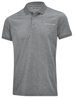Мужская рубашка-поло Mercedes-AMG Men's Polo Shirt Business, Grey