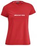 Женская рубашка-поло Mercedes-AMG Ladies Polo Shirt, MY21, Red