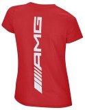 Женская рубашка-поло Mercedes-AMG Ladies Polo Shirt, MY21, Red, артикул B66959310