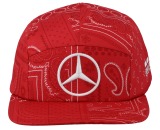 Бейсболка Mercedes F1 Cap Lewis Hamilton, Special Edition Great Britain 2020, Red, артикул B67996419