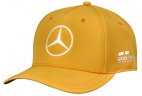 Бейсболка Mercedes F1 Cap Lewis Hamilton, Special Edition Abu Dhabi 2020, Yellow