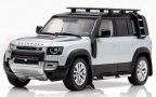 Масштабная модель Land Rover Defender 110 Explorer Pro, Indus Silver, 1:43 Scale