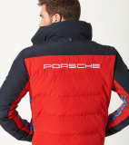 Мужская куртка Porsche Quilted Jacket, Men, Martini Racing, red / dark blue, артикул WAP5500XS0M0MR