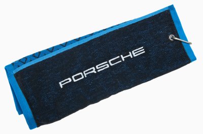 Полотенце для гольфа Porsche Golf Towel, Sport, Dark Blue/Blue