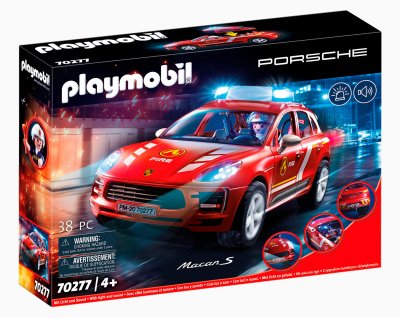 Детский конструктор Porsche Macan S Playmobil Playset – fire engine
