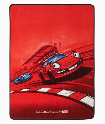 Одеяло для малышей Porsche Children’s Blanket, Red/Black