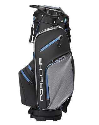 Сумка для гольфа Porsche Golf Cartbag, Black/Grey/Blue