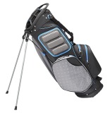 Сумка для гольфа Porsche Golf Standbag, Black/Grey/Blue, артикул WAP0350500MSTB