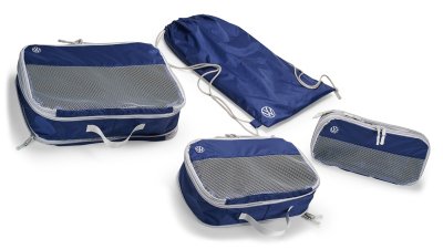 Набор из четырех сумок Volkswagen Luggage Bag Set 4-piece, blue / gray