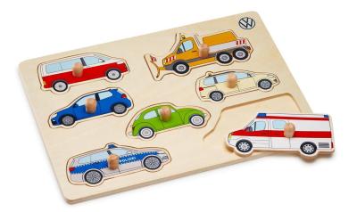 Детская игра мини-пазл Volkswagen Button Puzzle