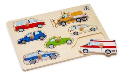 Детская игра мини-пазл Volkswagen Button Puzzle