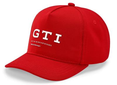 Детская бейсболка Volkswagen GTI Baseball Kids Cap, Red/White