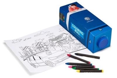 Альбом для раскрашивания с цветными карандашами Volkswagen Kids Paint Set
