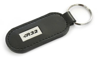 Кожаный брелок Volkswagen R32 Key Ring, Black