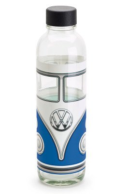 Стеклянная бутылочка для напитков Volkswagen T1 Bulli Drink Bottle, Glass, Blue