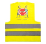 Детский сигнальный аварийный жилет Skoda Kids Reflective Vest, артикул 000084032M