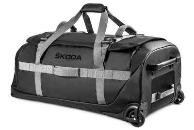 Дорожная сумка на колесиках Skoda Travel Bag on Wheels, NM, Black/Gray