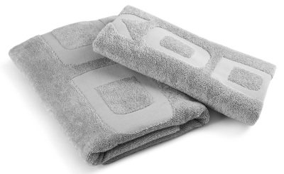 Набор полотенец Skoda Logo Towel Set of two, Silver Grey