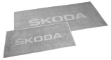 Набор полотенец Skoda Logo Towel Set of two, Silver Grey, артикул 000084500L