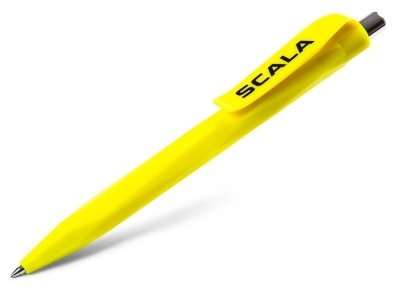 Шариковая ручка Skoda Scala Ballpoint Pen, Yellow
