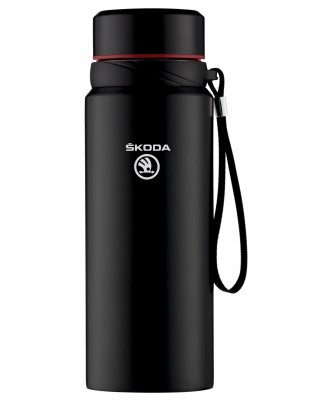 Термос Skoda Thermos Flask, Black, 0,75l