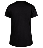 Женская футболка MINI T-Shirt 3-D Stripes Wing Logo, Women’s, Black/Energetic Yellow/White, артикул 80145A0A772