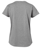 Женская футболка MINI T-Shirt Wordmark Gradient Women’s, Grey/Energetic Yellow/White, артикул 80145A0A758