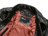 Мужская кожаная мотокуртка BMW Motorrad Leather Jacket, PureBoxer, Men, Black, Regular Fit, артикул 76121539812