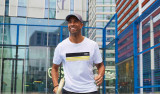 Мужская футболка MINI 3-D Stripes Wordmark T-Shirt Men’s, White/Energetic Yellow/Black, артикул 80145A0A814