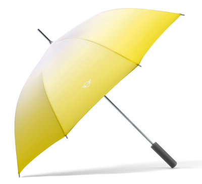 Зонт-трость MINI Gradient Walking Stick Umbrella, Energetic Yellow/White/Grey