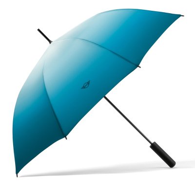 Зонт-трость MINI Gradient Walking Stick Umbrella, Island/White/Black