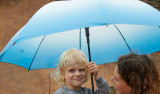 Зонт-трость MINI Gradient Walking Stick Umbrella, Island/White/Black, артикул 80235A21224