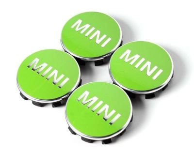 Набор из 4-х крышек на ступицу MINI Hub Caps Set, Apple Green